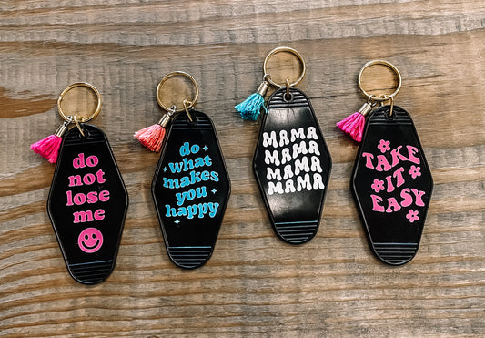 Trendy Hotel Keychains