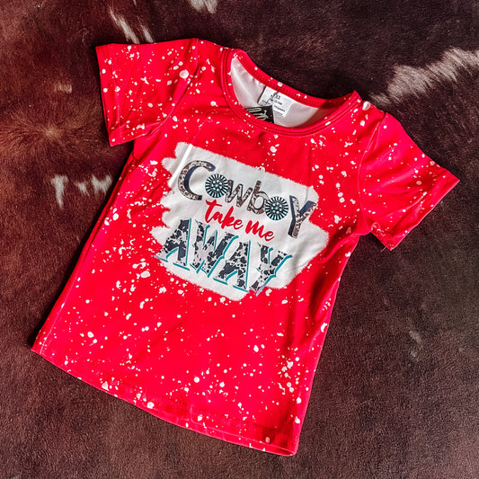 Cowboy Take Me Away Girls Tee