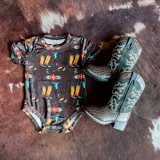 Cowboy Vibes Onesie