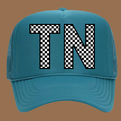 Checkered State Trucker Hat